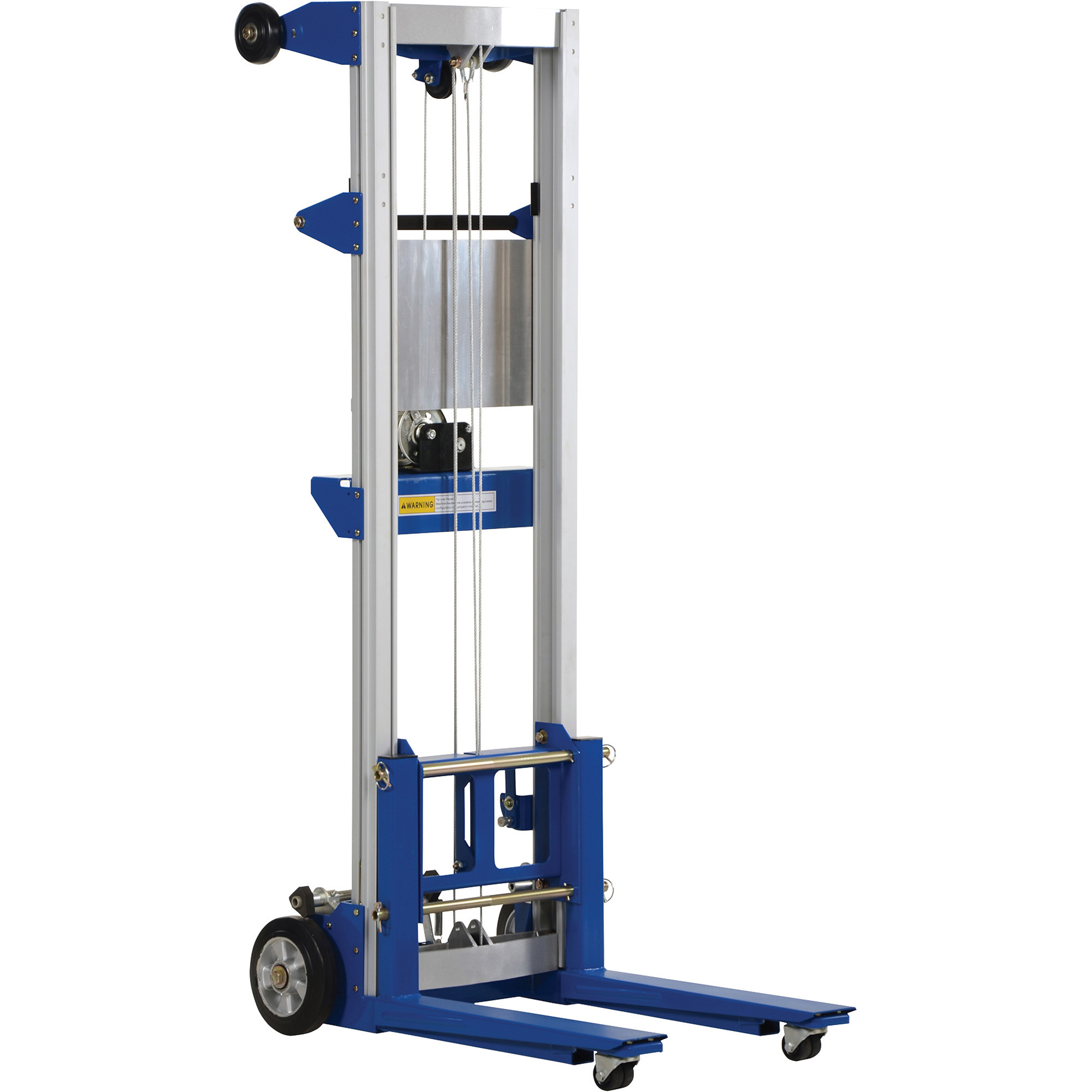 Vestil Hand Winch Lift Truck - 400-Lb. Capacity, 117in. Raised Height, 23.5in. Lowered Height, Model# A-LIFT-R-HP